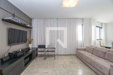 Sala de apartamento à venda com 4 quartos, 127m² em Buritis, Belo Horizonte