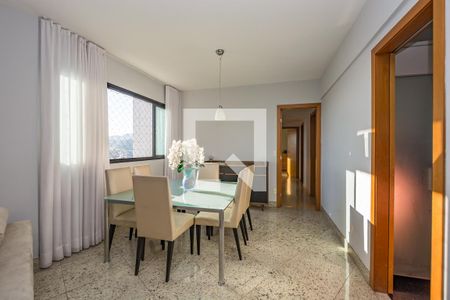 Sala de apartamento à venda com 4 quartos, 127m² em Buritis, Belo Horizonte