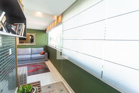 Varanda da Sala de apartamento à venda com 3 quartos, 140m² em Carmo, Belo Horizonte