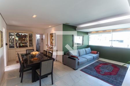 Sala de apartamento à venda com 3 quartos, 140m² em Carmo, Belo Horizonte