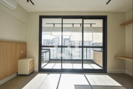 Sala de apartamento para alugar com 1 quarto, 31m² em Campo Belo, São Paulo