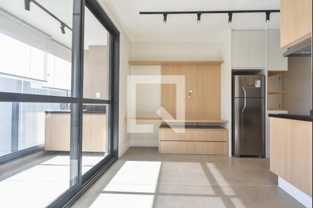 Sala de apartamento para alugar com 1 quarto, 31m² em Campo Belo, São Paulo