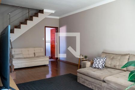 Sala de casa à venda com 3 quartos, 219m² em Vila Alzira, Santo André