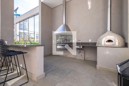 Apartamento à venda com 49m², 1 quarto e 1 vagaChurrasqueira