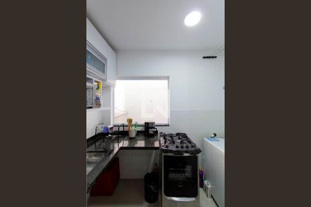 Sala e Cozinha Integrada  de apartamento à venda com 1 quarto, 26m² em Cidade Antônio Estêvão de Carvalho, São Paulo
