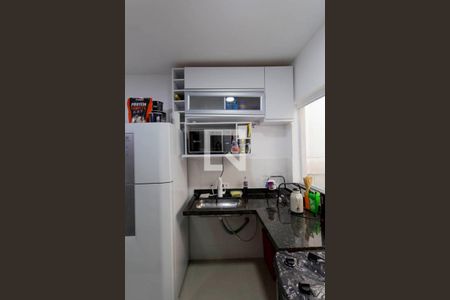 Sala e Cozinha Integrada  de apartamento à venda com 1 quarto, 26m² em Cidade Antônio Estêvão de Carvalho, São Paulo