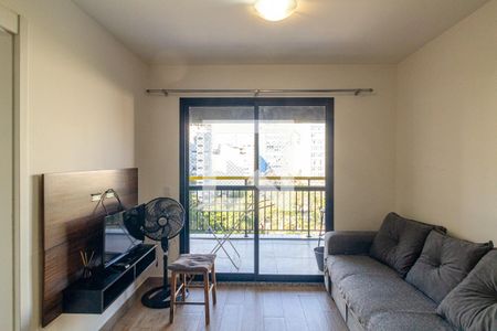 Sala de apartamento para alugar com 1 quarto, 38m² em Campos Elíseos, São Paulo