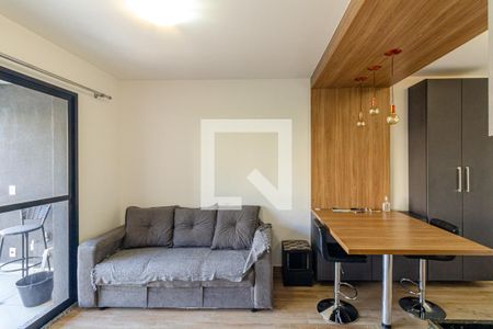 Sala de apartamento para alugar com 1 quarto, 38m² em Campos Elíseos, São Paulo