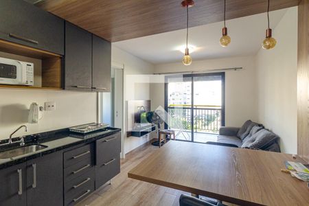 Sala de apartamento para alugar com 1 quarto, 38m² em Campos Elíseos, São Paulo