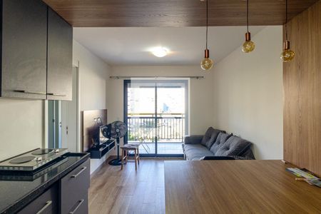 Sala de apartamento para alugar com 1 quarto, 38m² em Campos Elíseos, São Paulo