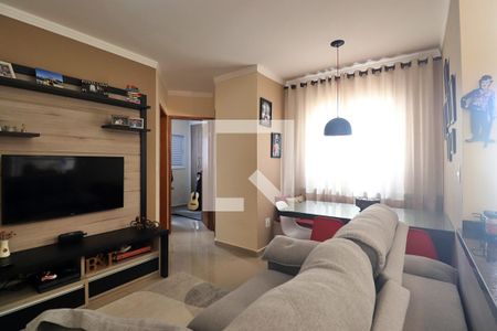 Sala de apartamento à venda com 2 quartos, 48m² em Jardim Santo Alberto, Santo André