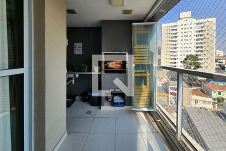 Varanda gourmet de apartamento à venda com 3 quartos, 80m² em Osvaldo Cruz, São Caetano do Sul