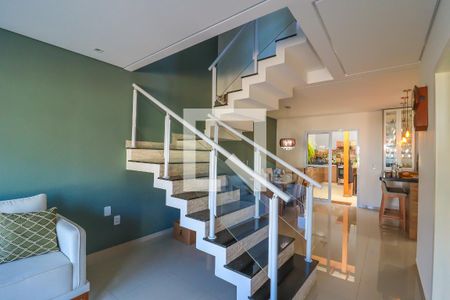 Sala de casa de condomínio para alugar com 3 quartos, 150m² em Jardim Carolina, Jundiaí