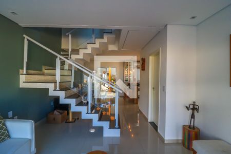 Sala de casa de condomínio para alugar com 3 quartos, 150m² em Jardim Carolina, Jundiaí