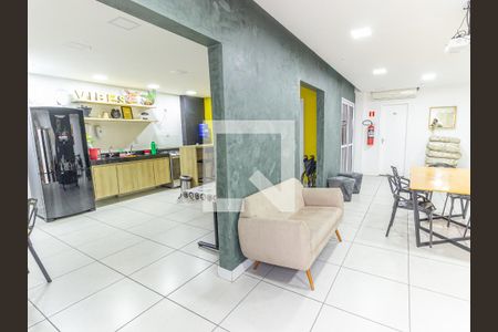 Apartamento para alugar com 28m², 1 quarto e sem vagaÁrea comum - Salão de festas