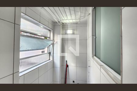 Detalhe da area de serviço de apartamento para alugar com 1 quarto, 40m² em José Menino, Santos
