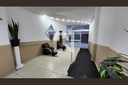 Hall de entrada de apartamento para alugar com 1 quarto, 40m² em José Menino, Santos