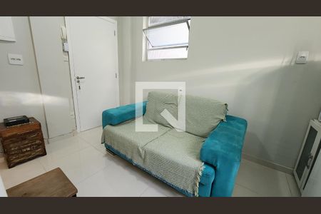 Sala de apartamento para alugar com 1 quarto, 40m² em José Menino, Santos