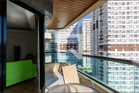 Varanda da Sala de apartamento à venda com 2 quartos, 127m² em Santo Amaro, São Paulo