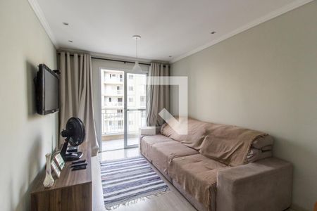 Sala de TV de apartamento à venda com 2 quartos, 72m² em Jardim Tupanci, Barueri