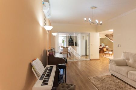 Sala 2 de casa de condomínio à venda com 3 quartos, 255m² em Swiss Park, Campinas