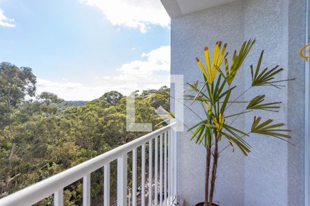 Varanda da sala de apartamento para alugar com 2 quartos, 46m² em Campanário, Diadema