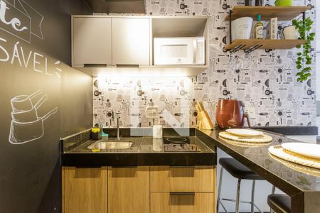 Studio à venda com 28m², 1 quarto e sem vagaCozinha