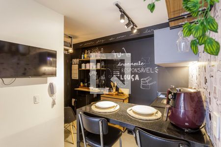 Studio à venda com 28m², 1 quarto e sem vagaCozinha