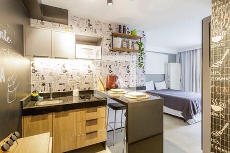 Studio de kitnet/studio para alugar com 1 quarto, 28m² em Indianópolis, São Paulo