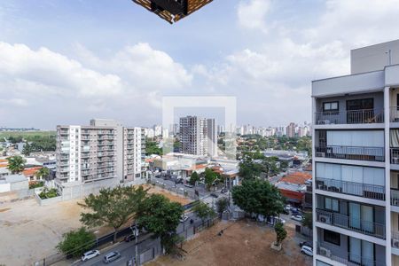 Varanda Studio de kitnet/studio para alugar com 1 quarto, 28m² em Indianópolis, São Paulo