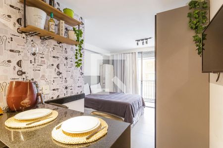 Studio de kitnet/studio para alugar com 1 quarto, 28m² em Indianópolis, São Paulo