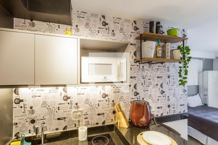 Studio à venda com 28m², 1 quarto e sem vagaCozinha