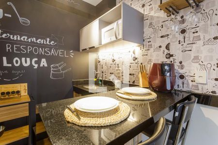 Studio à venda com 28m², 1 quarto e sem vagaCozinha