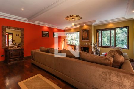 Sala de casa de condomínio para alugar com 4 quartos, 360m² em São Fernando Residencia, Barueri