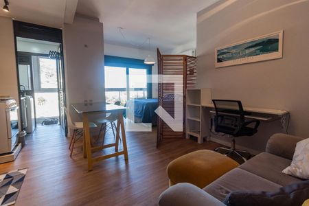 Sala de apartamento para alugar com 1 quarto, 39m² em Centro, Florianópolis