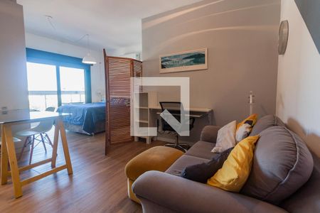 Sala de apartamento para alugar com 1 quarto, 39m² em Centro, Florianópolis