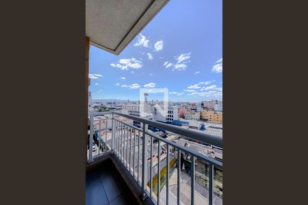 Varanda da Sala de apartamento para alugar com 1 quarto, 33m² em Brás, São Paulo