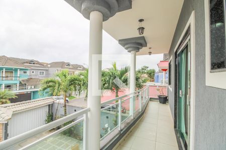 Suíte 1 Master - Varanda de casa de condomínio à venda com 4 quartos, 300m² em Vargem Pequena, Rio de Janeiro