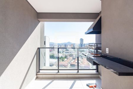 Varanda gourmet de apartamento à venda com 1 quarto, 56m² em Centro, Osasco