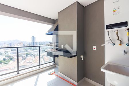 Varanda gourmet de apartamento à venda com 1 quarto, 56m² em Centro, Osasco