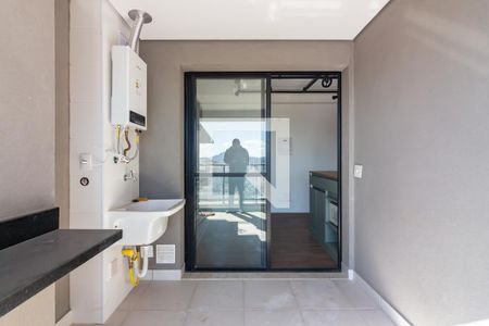 Varanda gourmet de apartamento à venda com 1 quarto, 56m² em Centro, Osasco