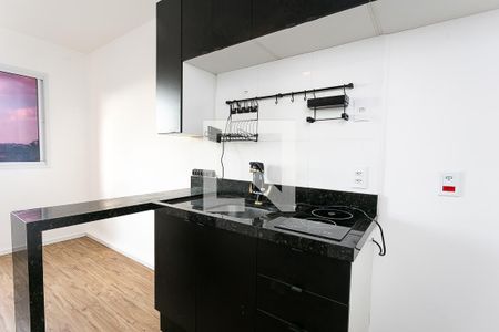 Kitnet sala cozinha serviço de kitnet/studio para alugar com 1 quarto, 26m² em Panamby, São Paulo