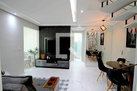 Sala  de apartamento para alugar com 2 quartos, 110m² em Paraisópolis, São Paulo