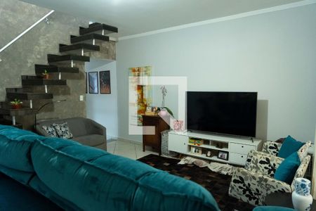 Sala  de casa à venda com 3 quartos, 202m² em Parque Novo Oratório, Santo André