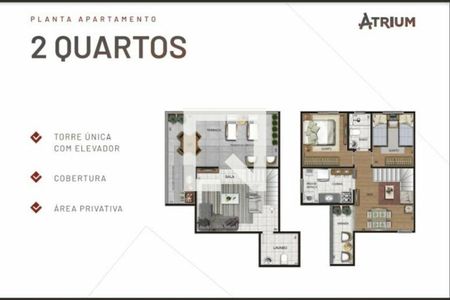 Apartamento à venda com 2 quartos, 46m² em Alto Caiçaras, Belo Horizonte