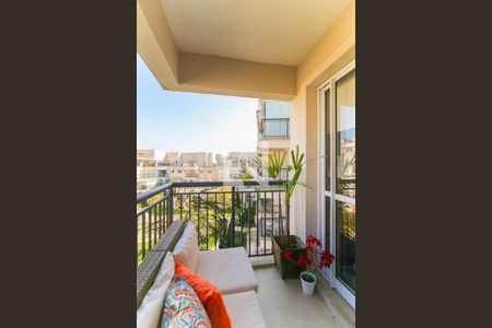 Varanda da Sala de apartamento à venda com 2 quartos, 67m² em Jardim Leonor, São Paulo