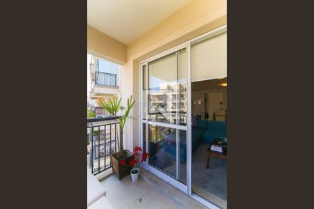 Varanda da Sala de apartamento à venda com 2 quartos, 67m² em Jardim Leonor, São Paulo