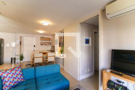 Sala de apartamento à venda com 2 quartos, 67m² em Jardim Leonor, São Paulo