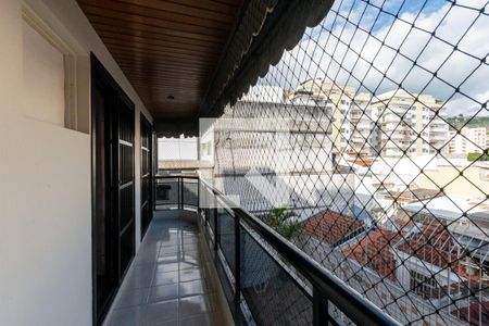 Varanda da Sala de apartamento à venda com 3 quartos, 119m² em Tijuca, Rio de Janeiro