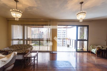 Varanda da Sala 1 de apartamento à venda com 4 quartos, 220m² em Lourdes, Belo Horizonte